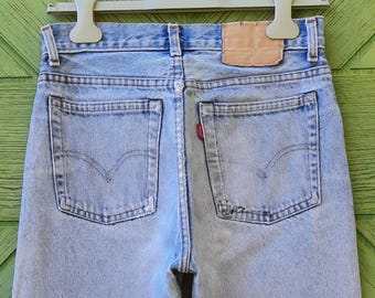 Vintage 80s Levis 505 jeans Patches size 28