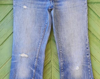 Jeans Levi's 517 vintage anni '70, cuciture singole, taglia 25