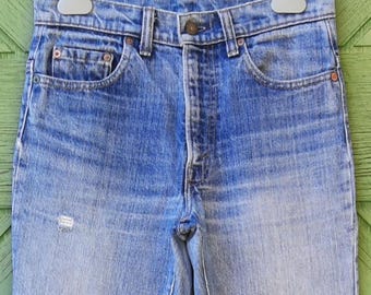 Vintage 70s Levis 517 jeans Single stich size 25