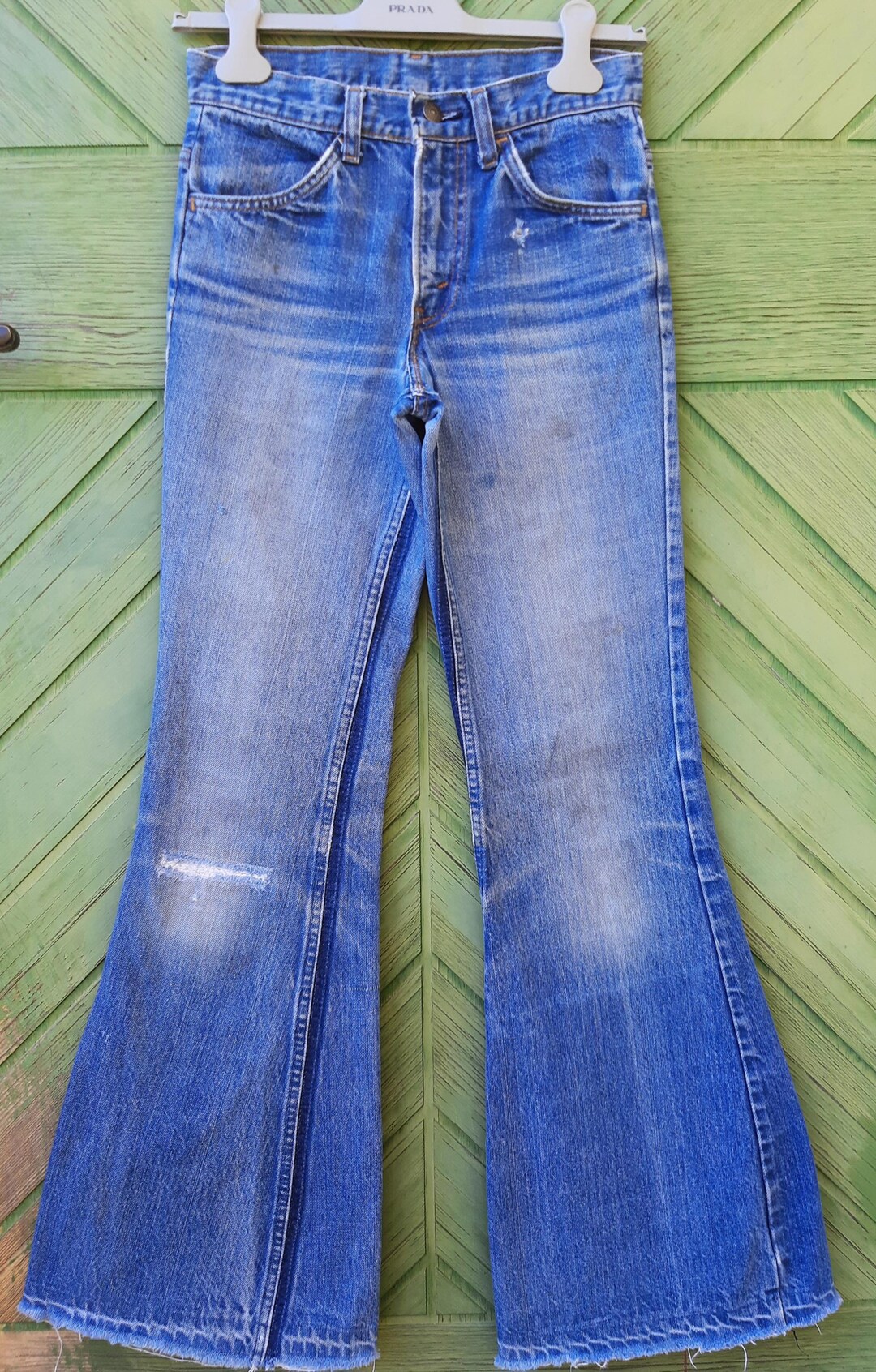 Vintage 1970s Levis 684 Bell Bottom Jeans Size 24 - Etsy UK