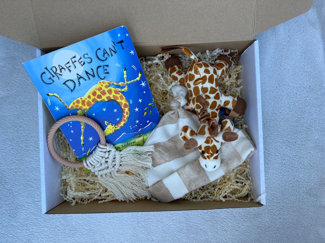 Baby Book Box Baby Giraffe Gift Box Baby Shower Gift Baby Etsy