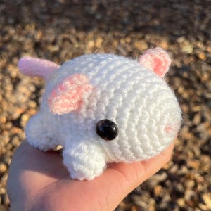 Crochet Rat Plush - Handmade Amigurumi Stuffed Animal Mouse