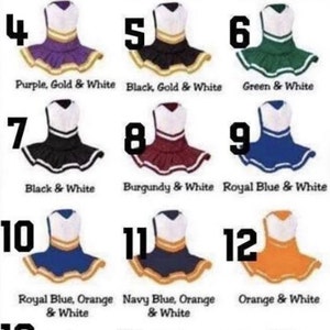 Personalized Cheer Uniforms | Girls Cheer Outfits | Personalized Cheerleader Uniform | Cheerleader Outfit | Custom Cheer Uniform