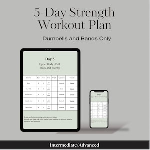 5-Day Strength Workout Plan