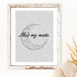 DIGITAL She&#39;s my mate Rhysand Quote , Ch.54 ACOTAR Quote