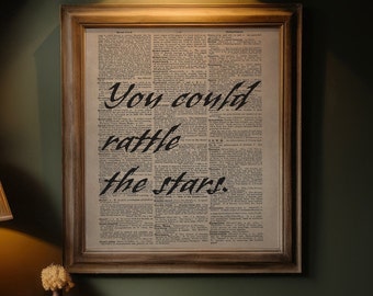 Throne of Glass Quote Print: Encyclopedia Art (Digital Download)