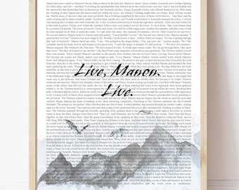 DIGITAL Live Manon Live Throne of Glass Poster Print, Wall Art