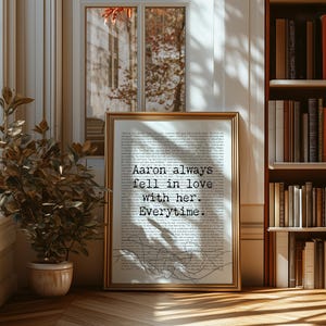 Shatter Me Poster Digital Download | YA Book Series Printable Chapter Text| Tahereh Mafi Gift image 7