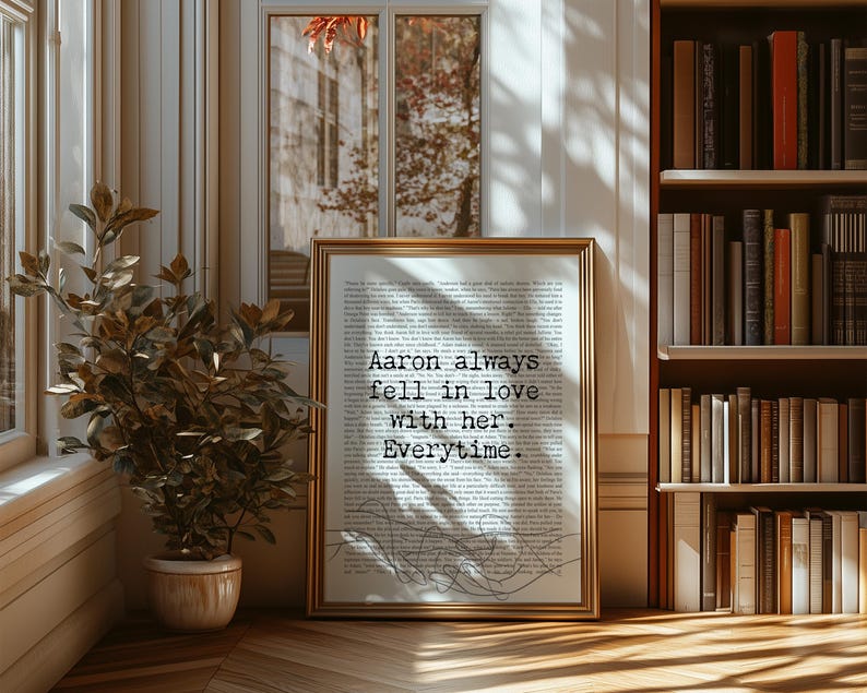 Shatter Me Poster Digital Download | YA Book Series Printable Chapter Text| Tahereh Mafi Gift image 7