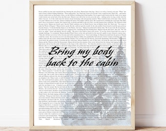 Throne of Glass Quote Print: Asterin, Bring My Body Back (Digital Download)
