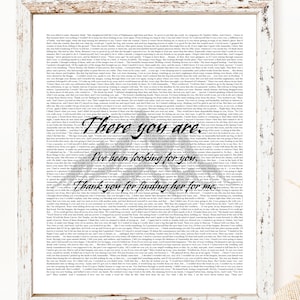 DIGITAL Art Poster, Ch.54 There you are Rhysand ACOTAR Quote Wall Print