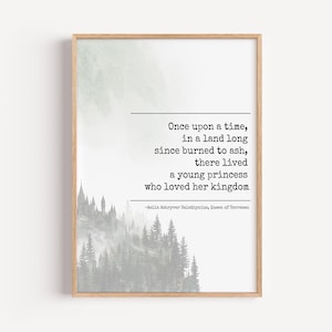Throne of Glass Digital Poster • Digital Download | Aelin Galathynius Quote Wall Art | Fantasy Kingdom Print | Bookish Decor | Sarah J. Maas