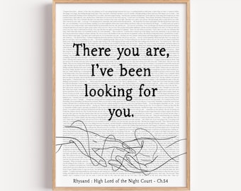 Rhysand Quote Poster: ACOTAR Chapter 54 Art - Sarah J. Maas Print (Digital Download)