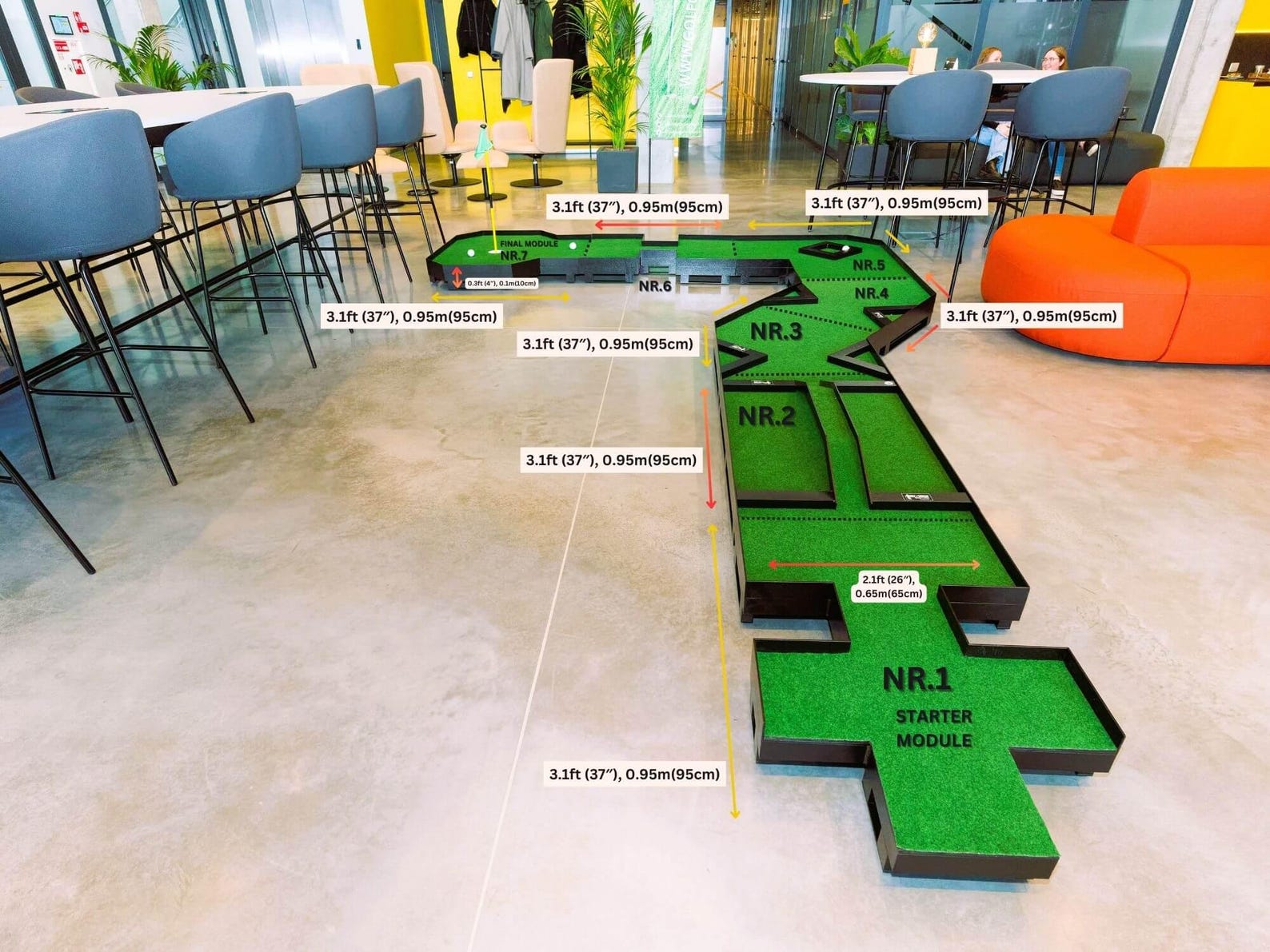 Mini Golf Course GRANDE: Perfect Mini Golf for Large Areas! Modular ...