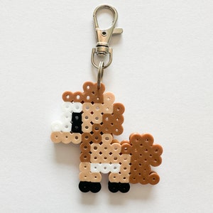 Pony Perler Bead Keychain