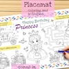 Printable Template Kids Menu for Restaurants With Fun Activity Sheet - Etsy