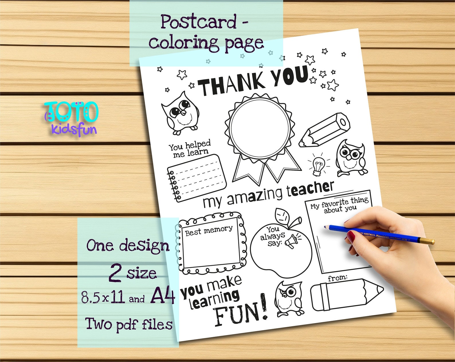 Thank You, Teacher. A Printable Gift for Your Favorite Teacher ...