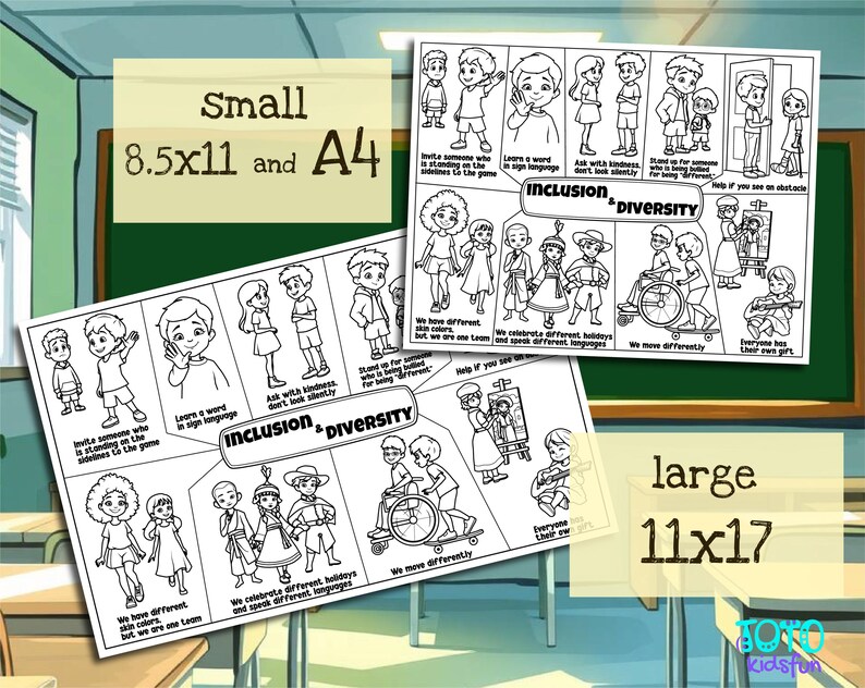 Inclusion and Diversity Worksheet for Kids | Everyone Belongs Activity ...
