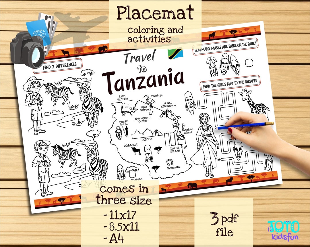 placemat-travel-to-tanzania-printable-coloring-page-for-kids-travel