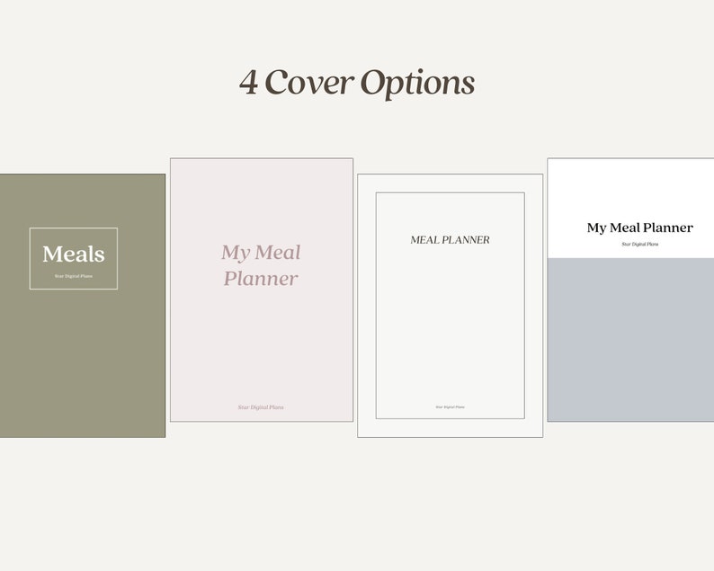 Weekly Meal Planner and Grocery List for Goodnotes and Notability - Etsy