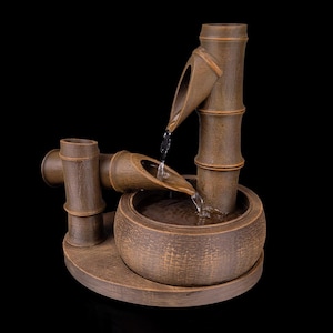 Bamboo Flow Tabletop Fountain