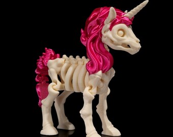 Esqueleto de unicornio articulado