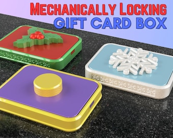 Caja de regalo con tarjeta de regalo con cerradura