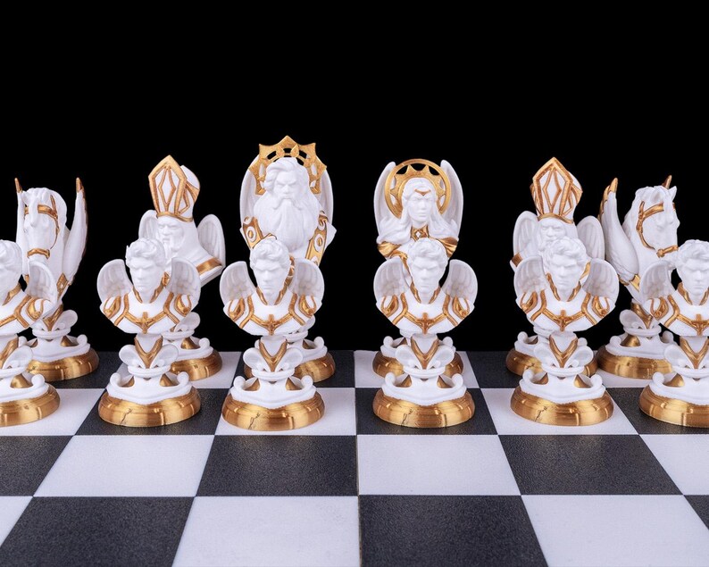 Angelic Chess Set - Etsy