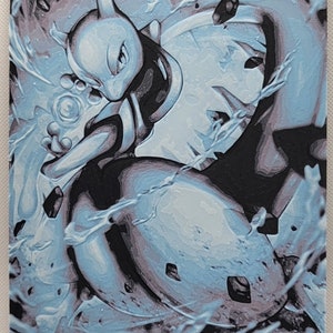 3D Printed Mewtwo Art