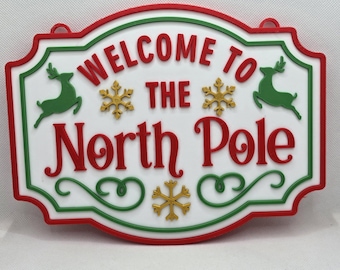 North Pole Wall Sign
