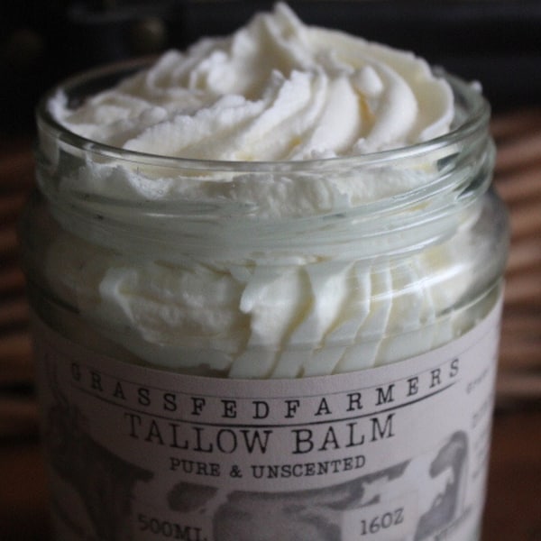 Grass Fed Tallow Balm | Whipped To Perfection | 500ml/16oz