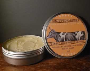 Sweet Orange Tallow Balm | Best Selling Grass Fed Tallow For Face And Body