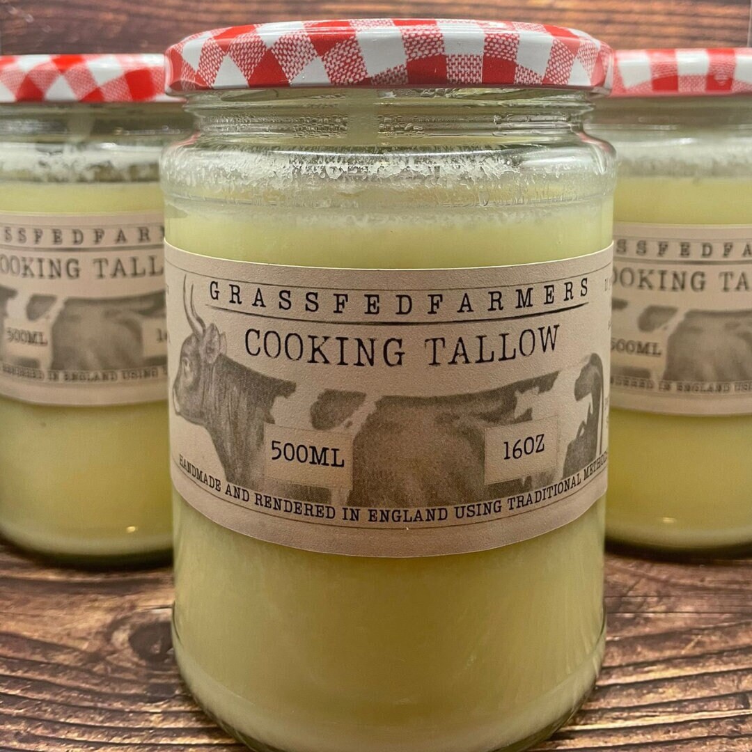 Organic Tallow for Cooking Grass Fed & Organic Alternative Etsy