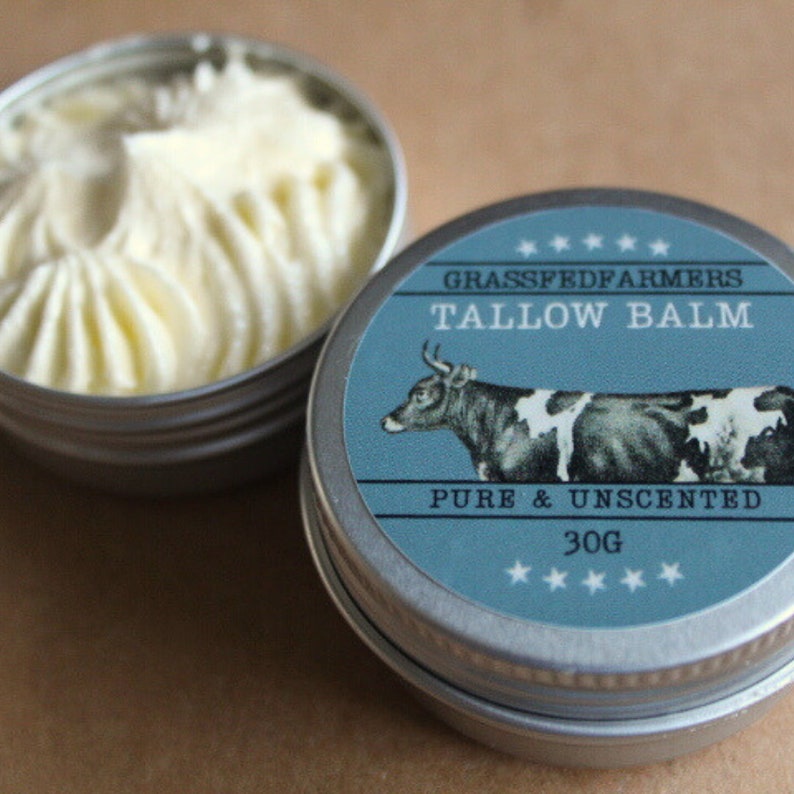 Grass Fed Tallow Balm Whipped To Perfection 500ml/16oz 30ml Sample