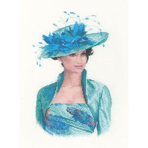 Josephine Cross Stitch Kit, Elegance Cross Stitch Kit, John Clayton - Heritage Crafts COUNTED Cross Stitch Kit