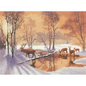Stepping Stones Cross Stitch Kit, by John Clayton - Heritage Crafts COUNTED Cross Stitch Kit -