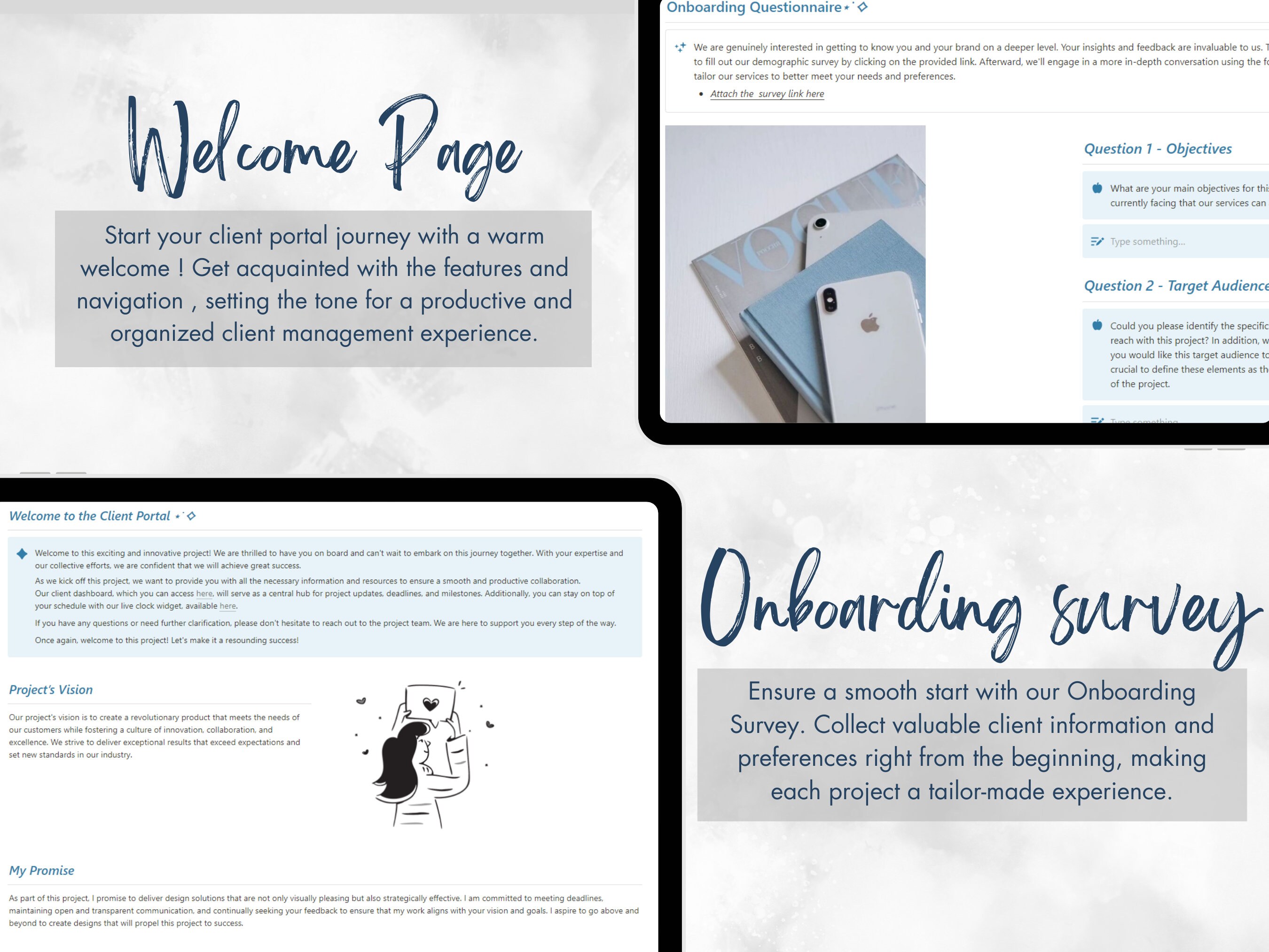 Notion Client Portal Template | Client Management System - Etsy