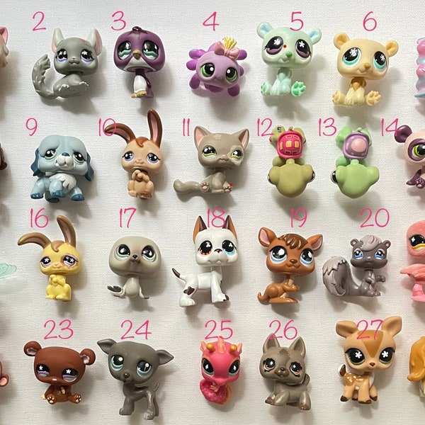 Authentic Littlest Pet Shop LPS Lot | LPS Bundle of 30+ Pets |