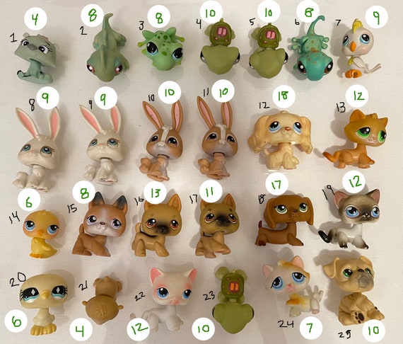 Littlest Pet Shop Lot of 10 Random Pets Cats and Dogs– My Cute Cheap Store