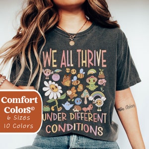 Neurodiverse Shirt, Comfort Colors Autism Awareness Shirt Autism T-Shirt Special Needs Mom Tee ADHD Dyslexia Aba RBT Behavior Analyst Shirt
