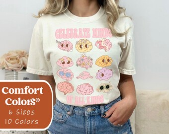 Neurodiversity Comfort Colors T-Shirt: Autism Awareness Gift