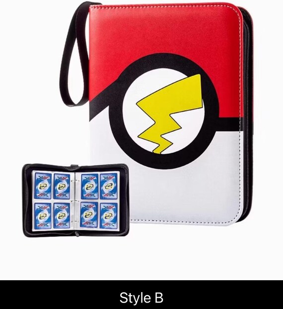 Hold 400pcs Pokemon Cards Album Anime Game Binder Card Holder Zipper Album  Book EX GX Collector Folder Kids Toy Gift - Etsy