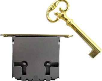 Full Mortise Cabinet Door or Drawer Lock with Key