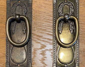 Arts & Crafts Drawer Pull Die Cast Brass