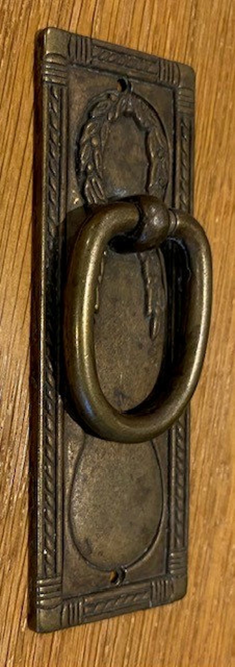 Arts & Crafts Drawer Pull Die Cast Brass Etsy