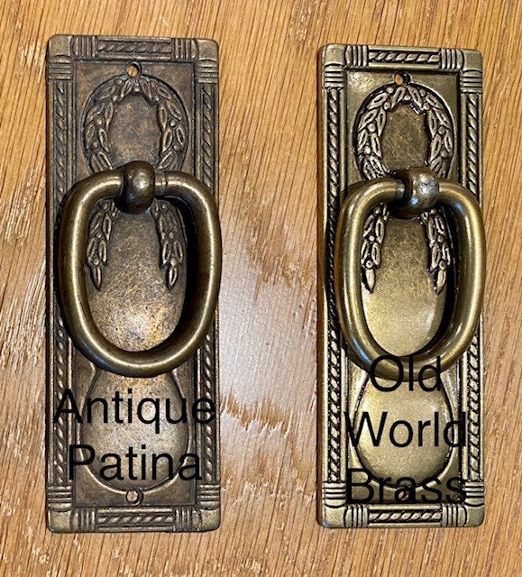 Arts & Crafts Drawer Pull Die Cast Brass Etsy