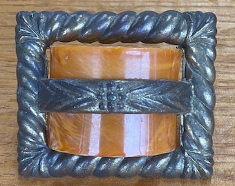 Original WATERFALL Drawer Pulls with Inserts - Sold by the Pair