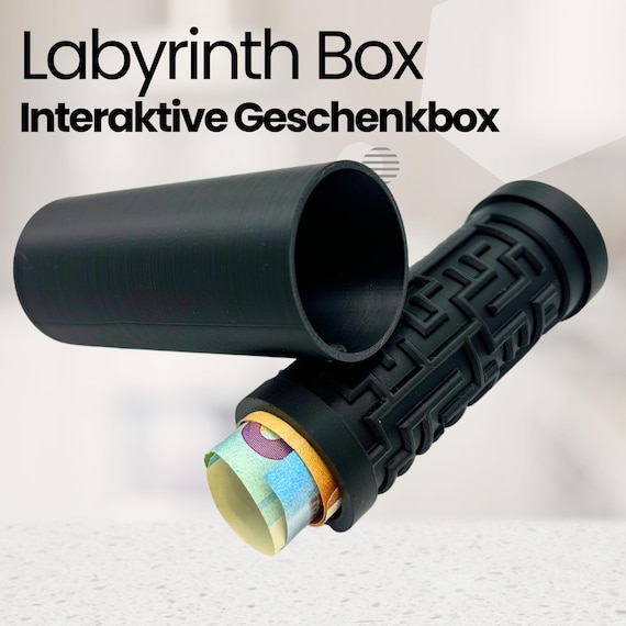 Labyrinthbox Puzzle Geschenkbox für Kleinigkeiten Geldgeschenk Lustige Geschenkidee - 3D022