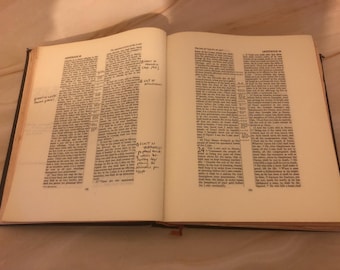 1952 RSV Holy Bible Cross Reference Vintage Christian Bible Study Bible - (Ref x441)