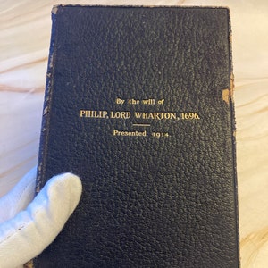 Holy Bible 1914 Phillip Lord Wharton - (Ref x336)
